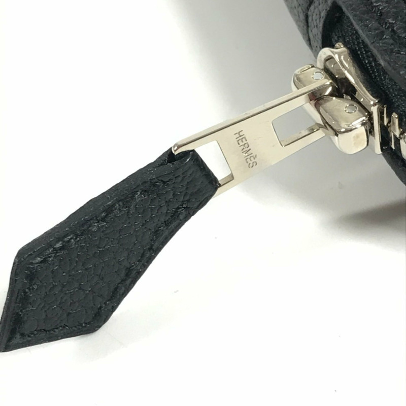 愛馬仕 Silky Pop 可折疊環保手袋/單肩包，真皮材質，絲綢面料，女士款，黑色-8