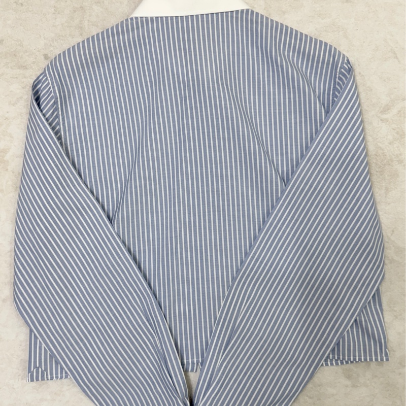 Celine凱旋門logo 條紋襯衫-1