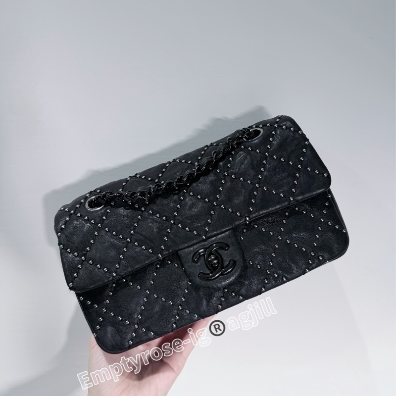 Chanel black 滿天星黑釦CF23 ⭐️牛皮推薦100%-6