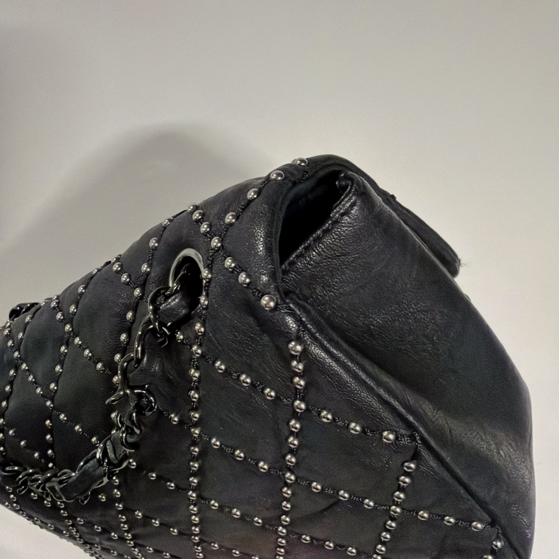 Chanel black 滿天星黑釦CF23 ⭐️牛皮推薦100%-8