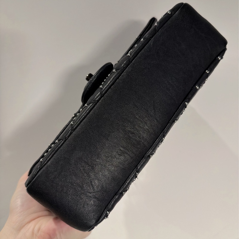 Chanel black 滿天星黑釦CF23 ⭐️牛皮推薦100%-11