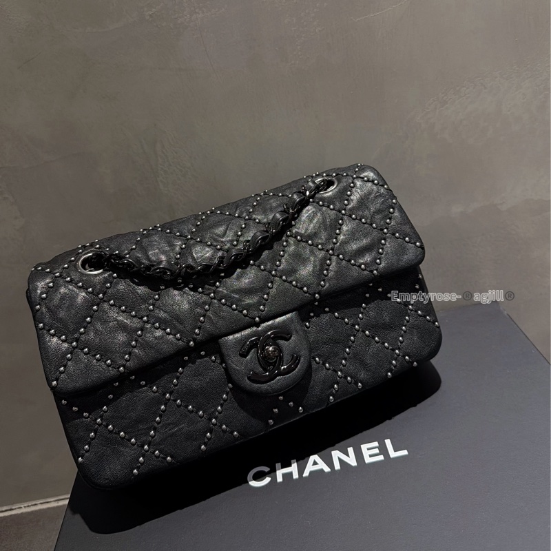 Chanel so black CF23黑銀/ 達拉斯系列秀款滿天星⭐️-5