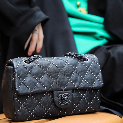 💥Chanel so black CF23黑銀-達拉斯系列秀款-工藝品滿天星⭐️