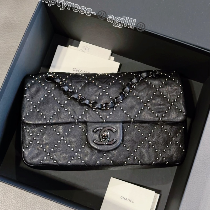 Chanel so black CF23黑銀/ 達拉斯系列秀款滿天星⭐️-2