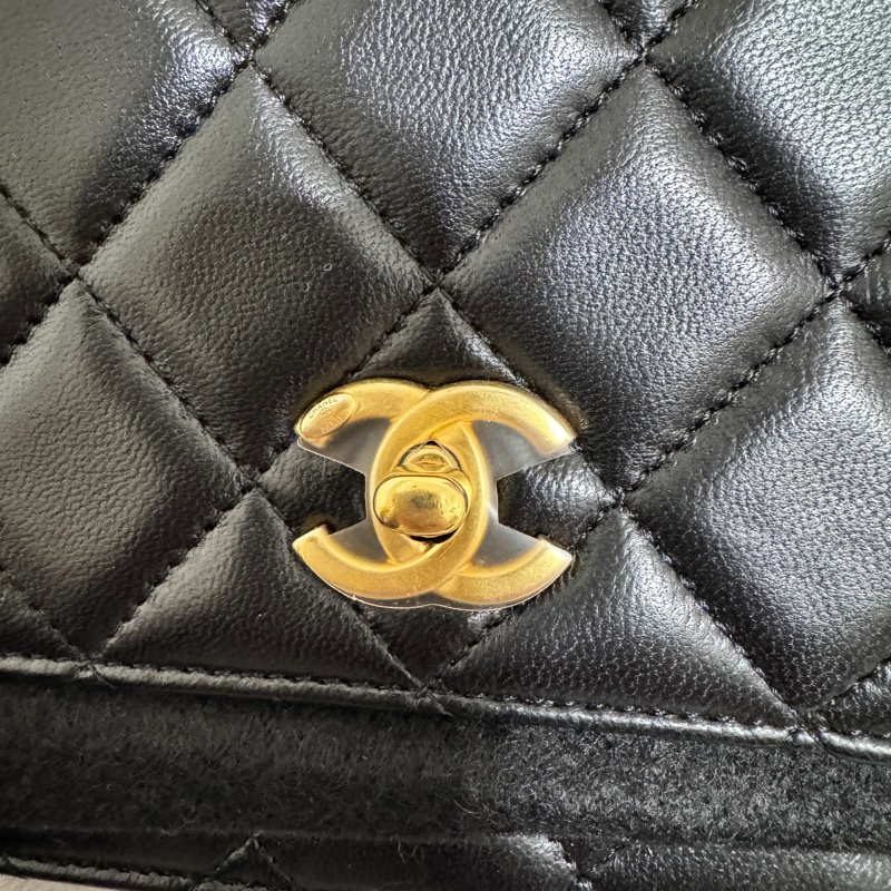 Chanel 金球羊皮WOC（可調節背帶長度）-1