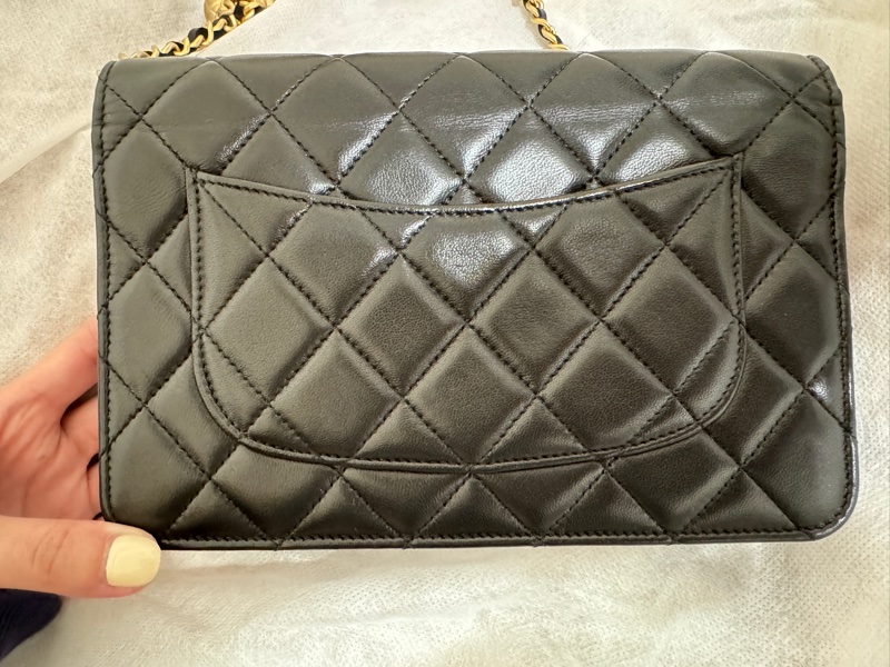 Chanel 金球羊皮WOC（可調節背帶長度）-5