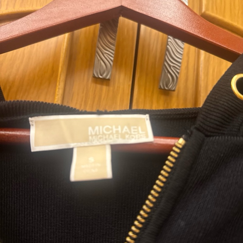 Michael Kors 連帽外套 S 黑全新-2