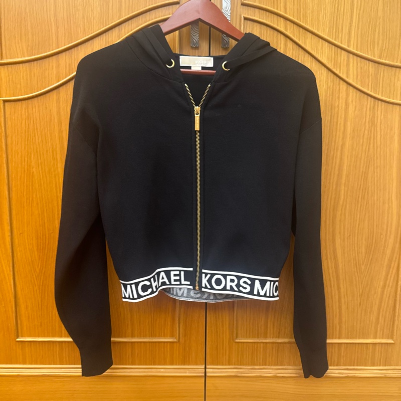 Michael Kors 連帽外套 S 黑全新-6