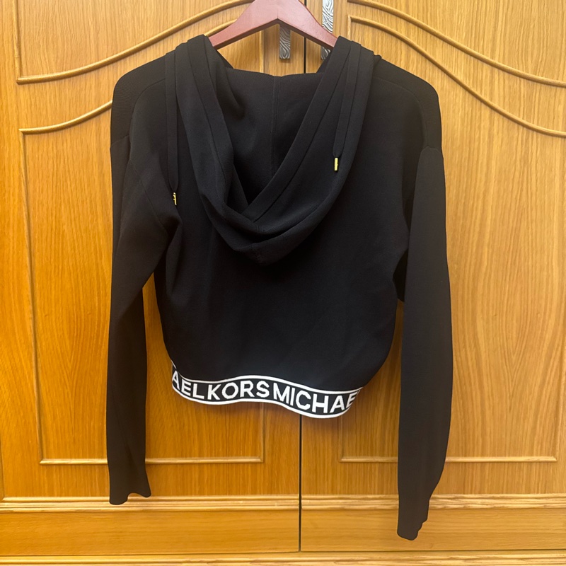 Michael Kors 連帽外套 S 黑全新-7