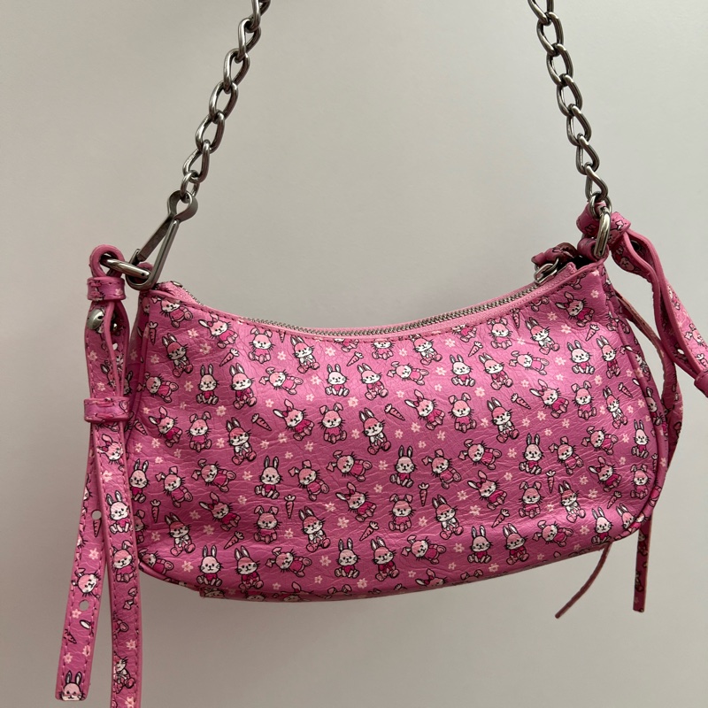 Balenciaga 巴黎世家兔兔碎花包-4