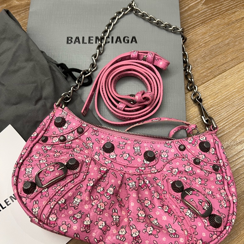 Balenciaga 巴黎世家兔兔碎花包-5