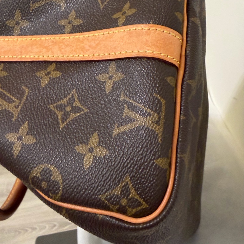 【法產美品】LV Speedy 30 Bandoulière 老花款｜附原廠背帶、鎖頭鑰匙｜四角無露芯-10