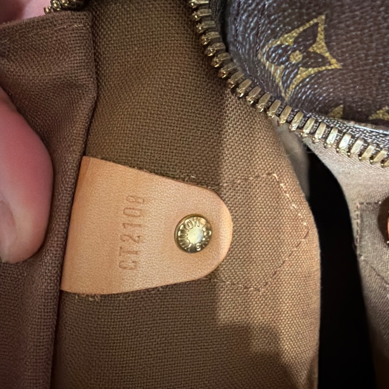 【法產美品】LV Speedy 30 Bandoulière 老花款｜附原廠背帶、鎖頭鑰匙｜四角無露芯-34