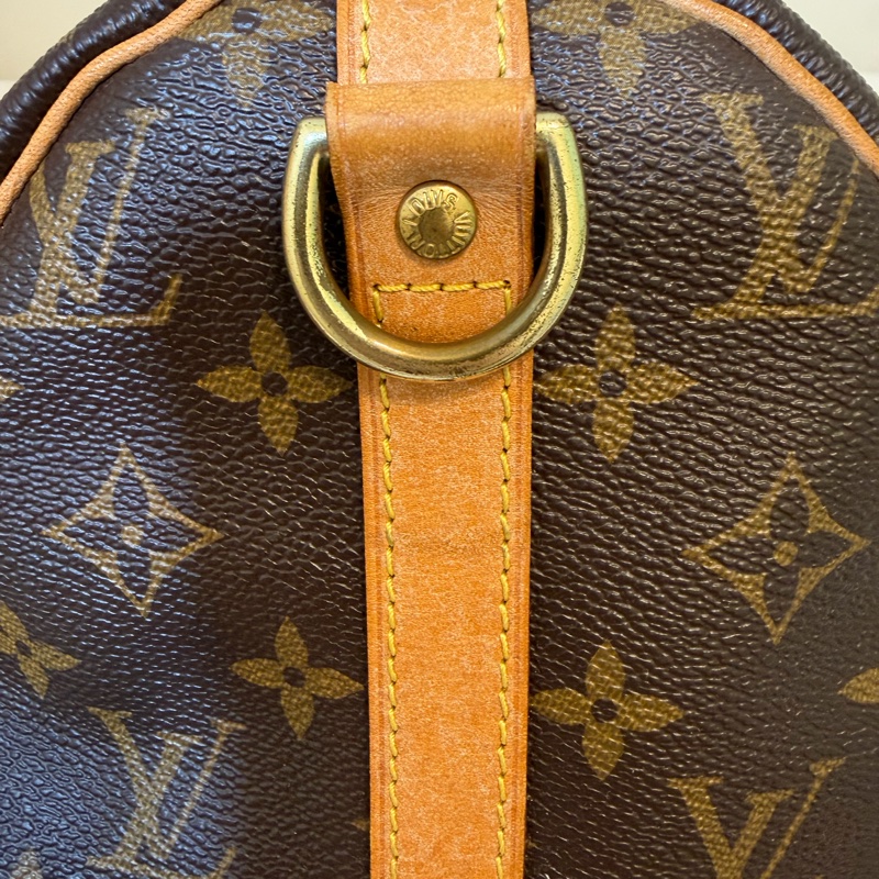 【法產美品】LV Speedy 30 Bandoulière 老花款｜附原廠背帶、鎖頭鑰匙｜四角無露芯-41