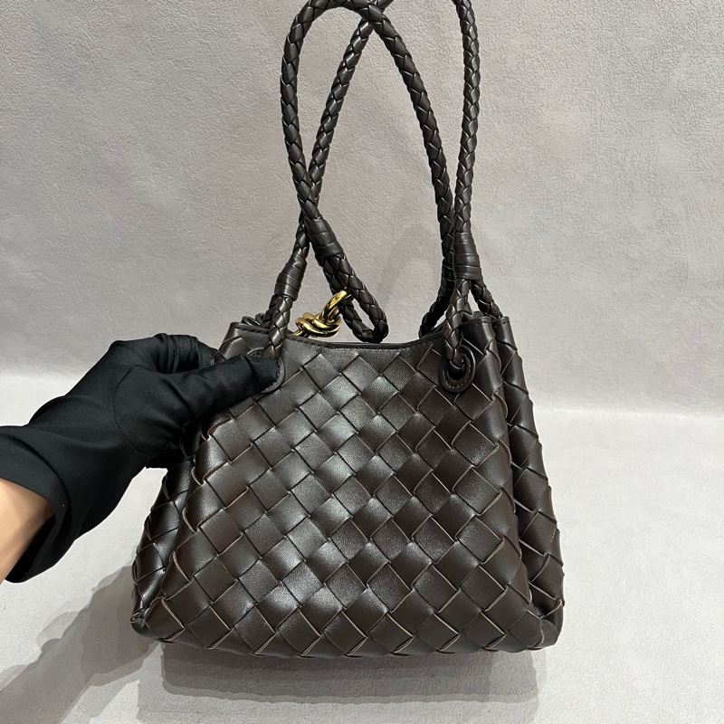 Bottega Veneta BV parachute 降落傘 編織包 棕色 小號-6