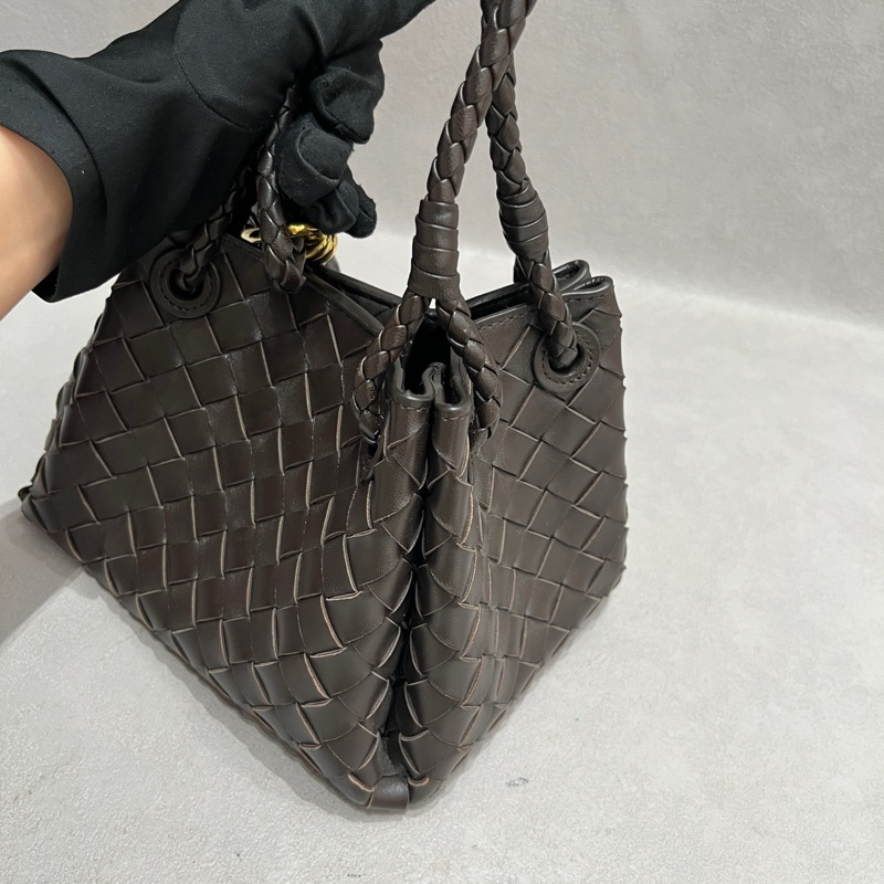 Bottega Veneta BV parachute 降落傘 編織包 棕色 小號-7