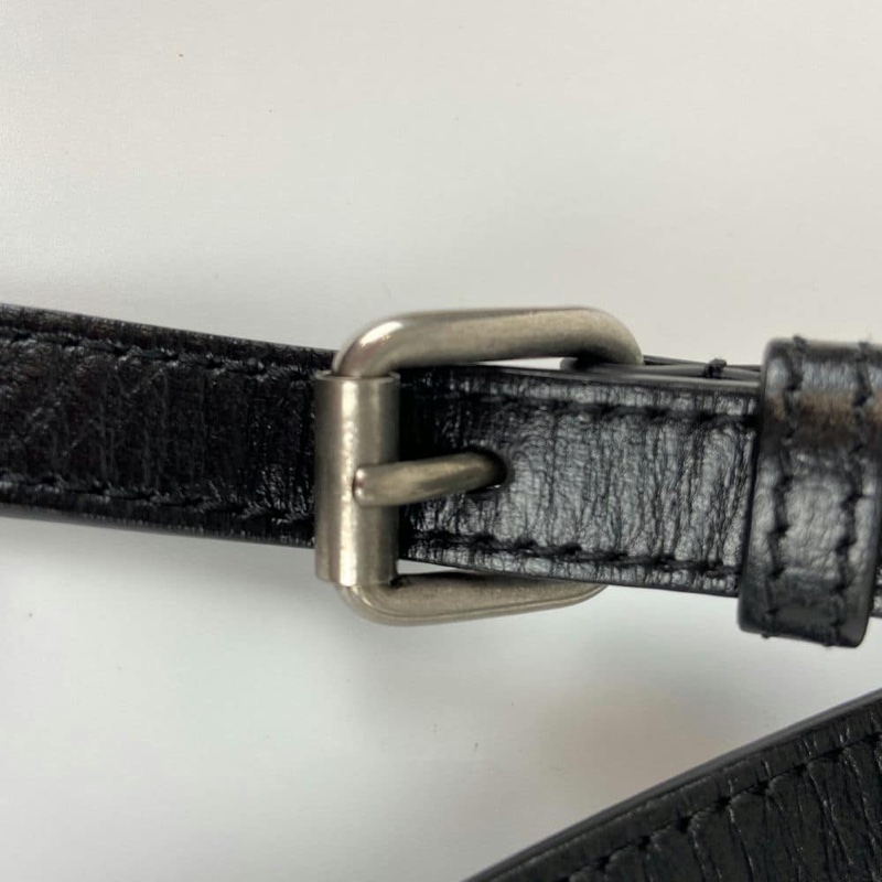 GUCCI 672952 Interlocking G 皮標LOGO老花款兩用斜背包.黑-13