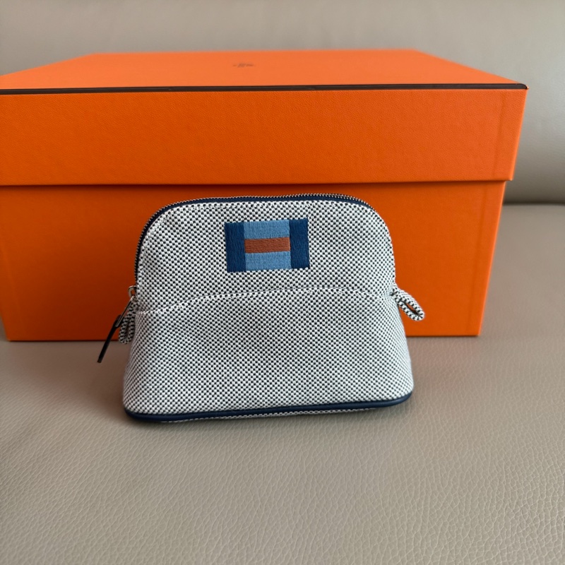 「M.Y精品」 Hermes 馬家 🐎 Bolide Casaque mini收納包 海軍藍-10