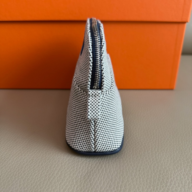 「M.Y精品」 Hermes 馬家 🐎 Bolide Casaque mini收納包 海軍藍-17