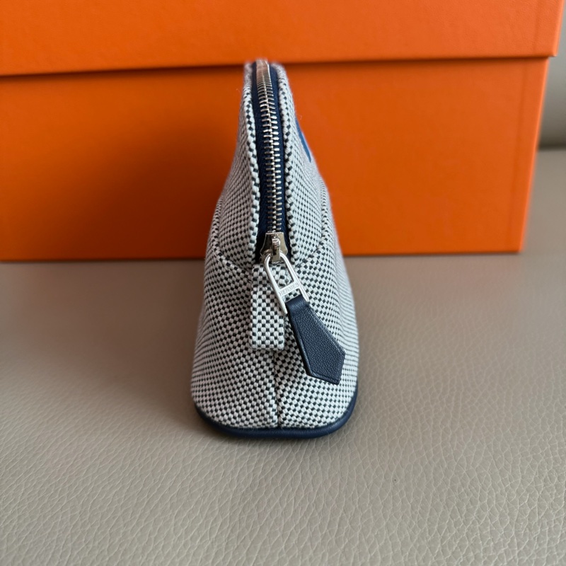「M.Y精品」 Hermes 馬家 🐎 Bolide Casaque mini收納包 海軍藍-18