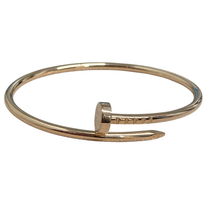 CARTIER 卡地亞 JUSTE UN CLOU B6062514 釘子手環 玫瑰金-0