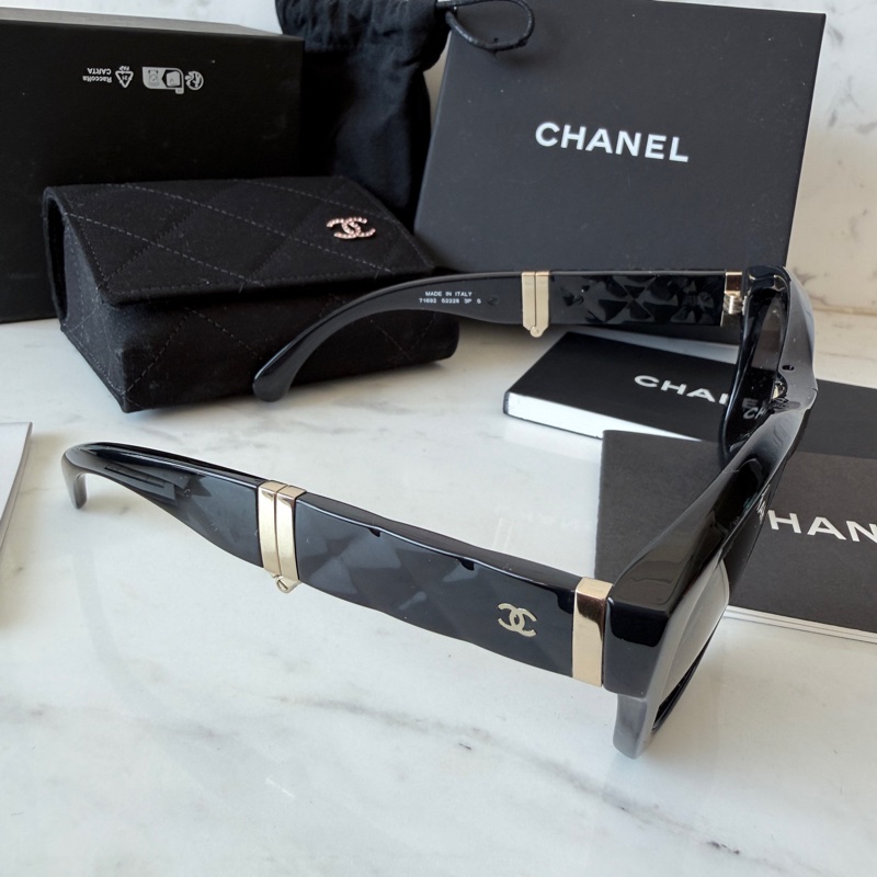 Chanel✨2025P折疊太陽鏡 台灣購入 配件整套-3