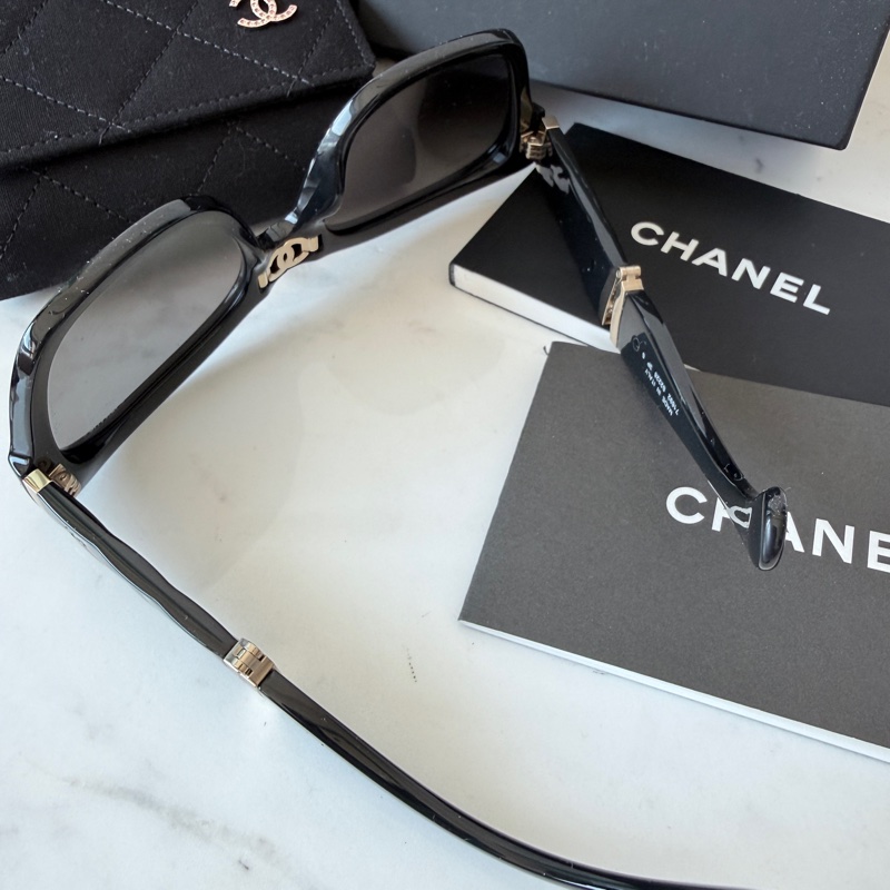 Chanel✨2025P折疊太陽鏡 台灣購入 配件整套-17