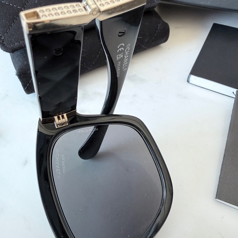 Chanel✨2025P折疊太陽鏡 台灣購入 配件整套-21