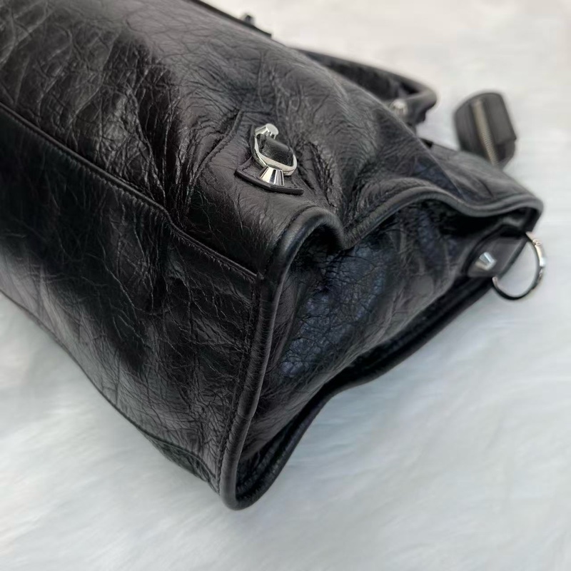 Balenciaga Le City 巴黎世家中號機車包 Y2K必備-4