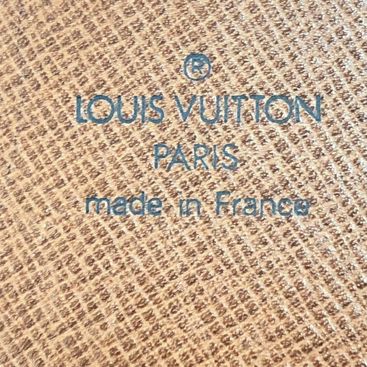 真品 LV路易威登 Monogram Porte En 3 Carte M61818 原花經典長夾 十萬包 支票包 財神包-2