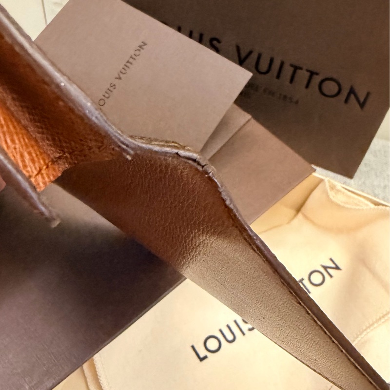 出清特價｜真品 LV路易威登 Monogram Porte En 3 Carte 原花經典長夾 手機包 十萬包 支票包 財神包-22