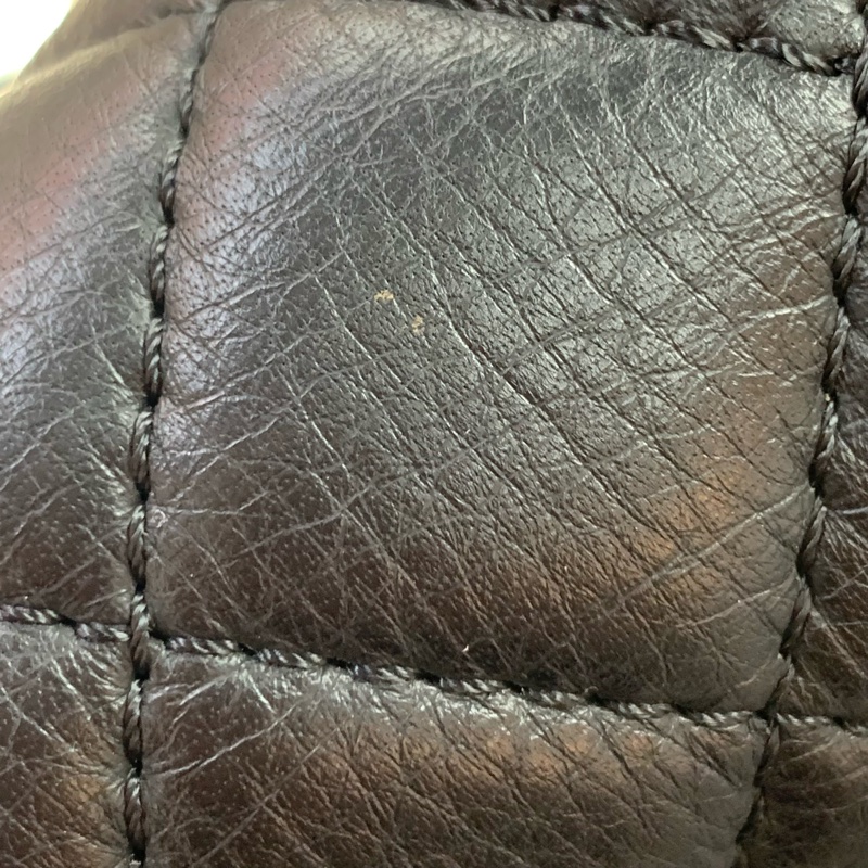 罕見鹿皮Chanel黑色銀扣相機包‼️-6