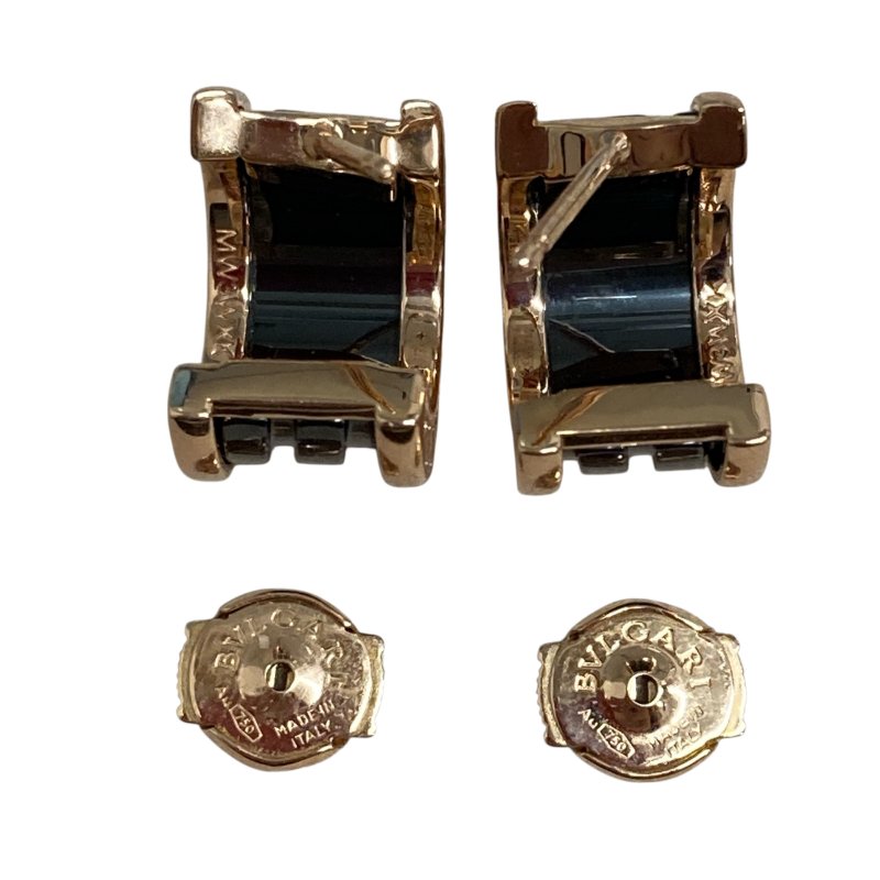 BVLGARI 寶格麗 B-ZERO EARRINGS 玫瑰金/黑陶瓷-1
