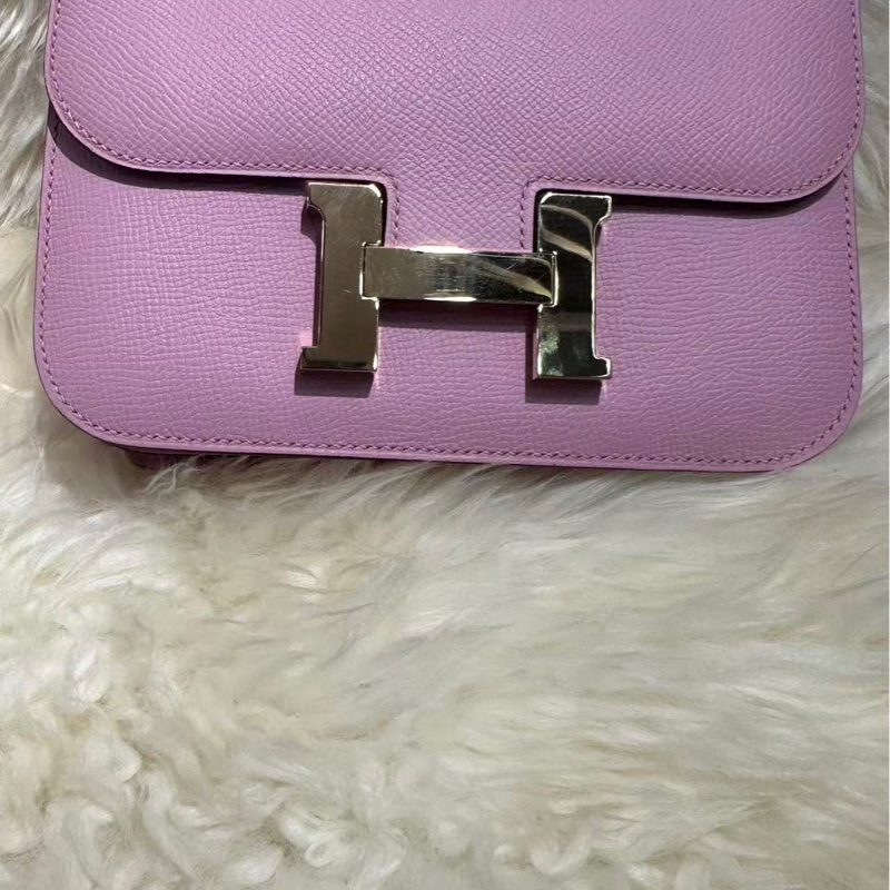 Hermès Constance 19 康康包（X9锦葵紫）-9