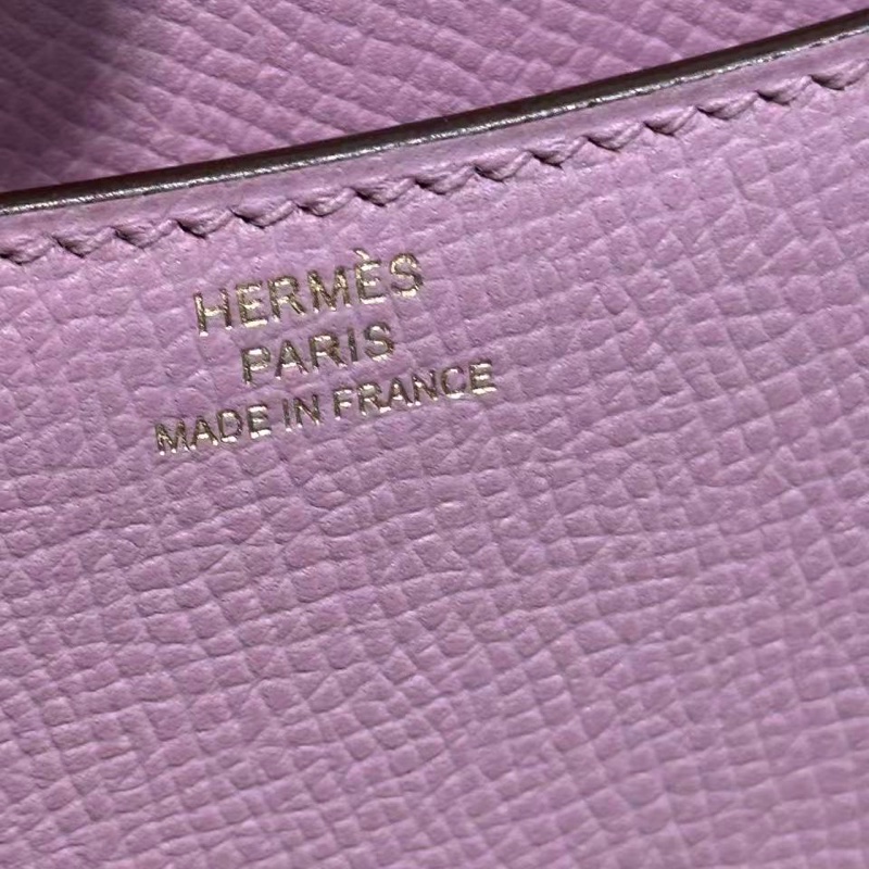 Hermès Constance 19 康康包（X9锦葵紫）-13