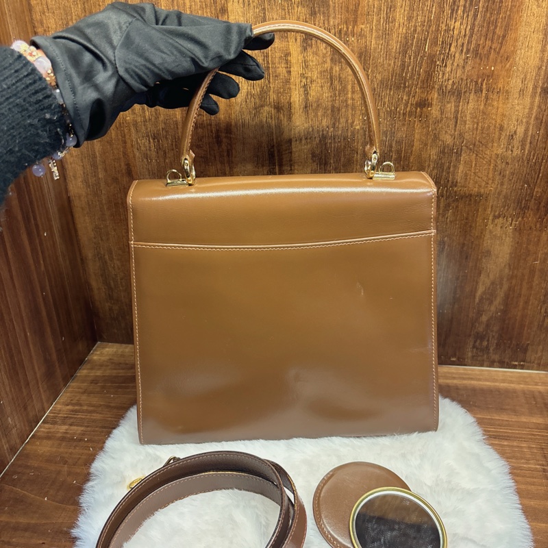 Gucci 古馳棕色手提包-1