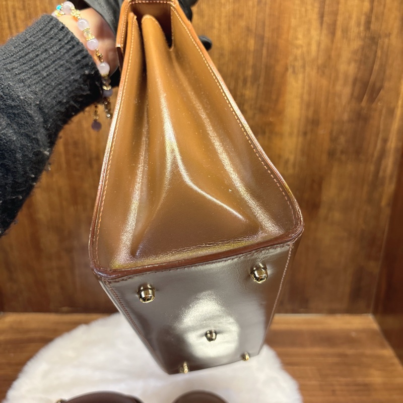 Gucci 古馳棕色手提包-3