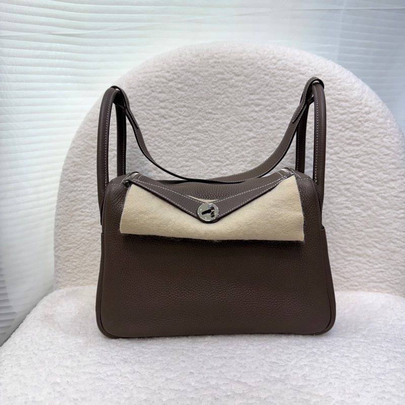 Hermes愛馬仕大象灰TC皮銀釦lindy30-3