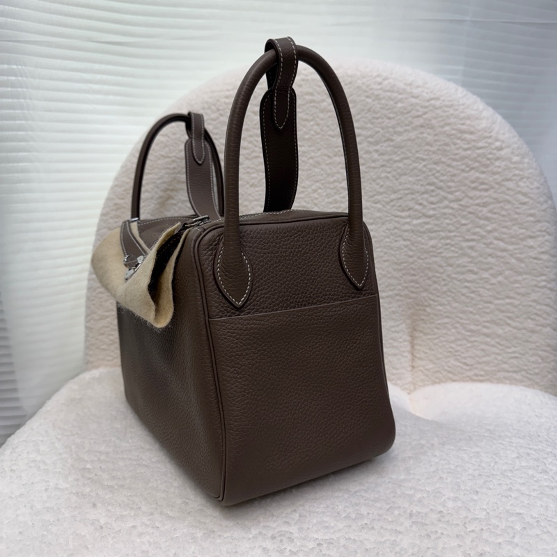 Hermes愛馬仕大象灰TC皮銀釦lindy30-4