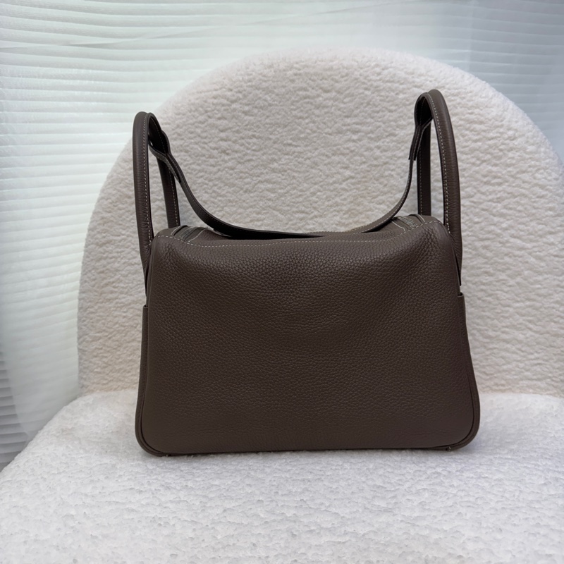 Hermes愛馬仕大象灰TC皮銀釦lindy30-6