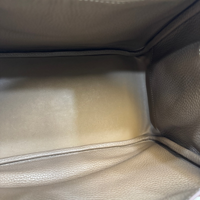 Hermes愛馬仕大象灰TC皮銀釦lindy30-18