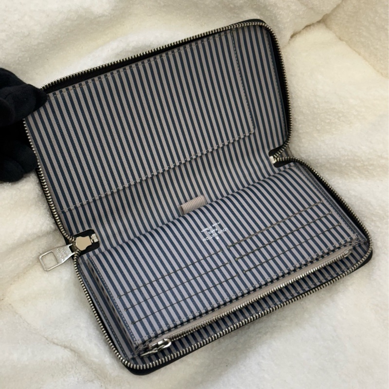 Lv Damier Graphite Trunks 旅行箱印花拉鍊長夾-6