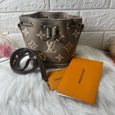 LV nanoneo 大象灰水桶包（晶片）