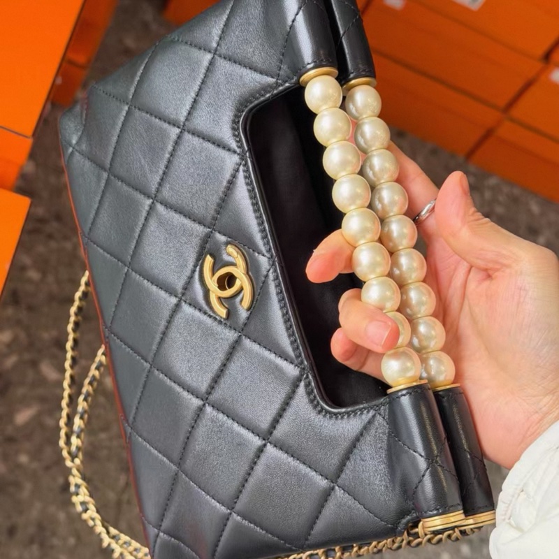Chanel 25P 珍珠手柄-1