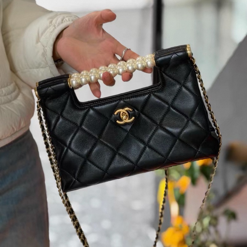 Chanel 25P 珍珠手柄-4