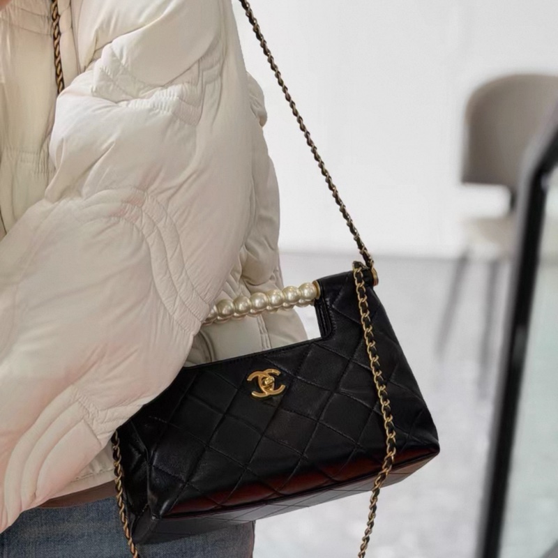 Chanel 25P 珍珠手柄-5