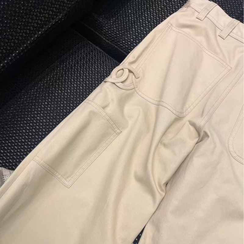 Chanel香奈兒26P米色logo牛仔褲-2