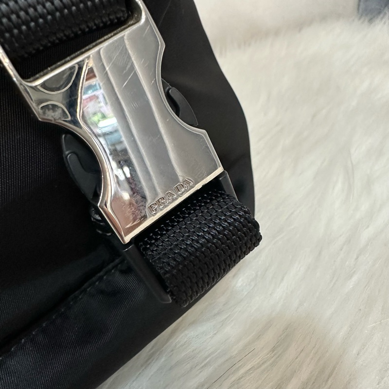 Prada 2VD052 黑尼龍斜背包 郵差包-48