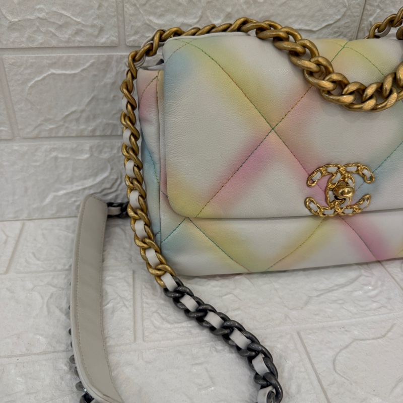 香奈兒超美白彩19鏈包26公分-1