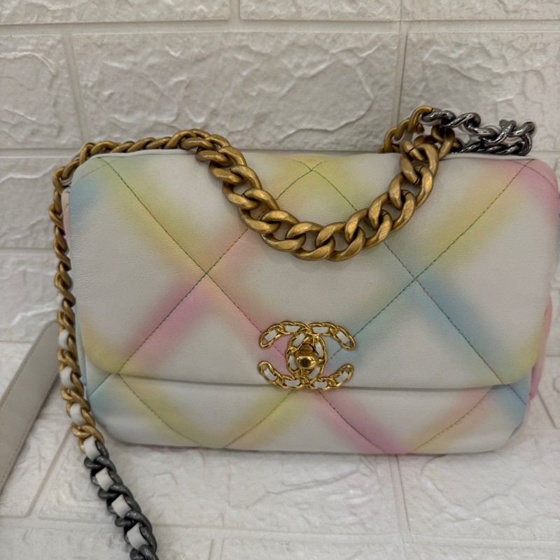 香奈兒超美白彩19鏈包26公分-2